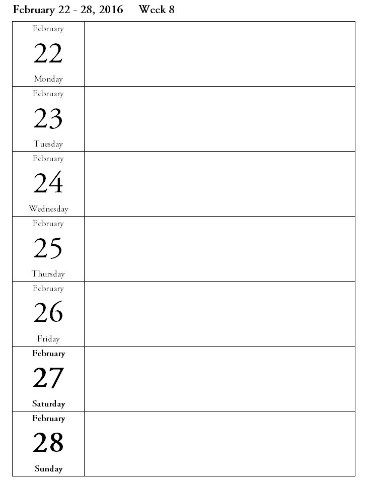 weekly calendar template 04